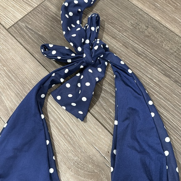 NWOT! Onia Blue Polka Dot One Piece - Picture 5 of 7